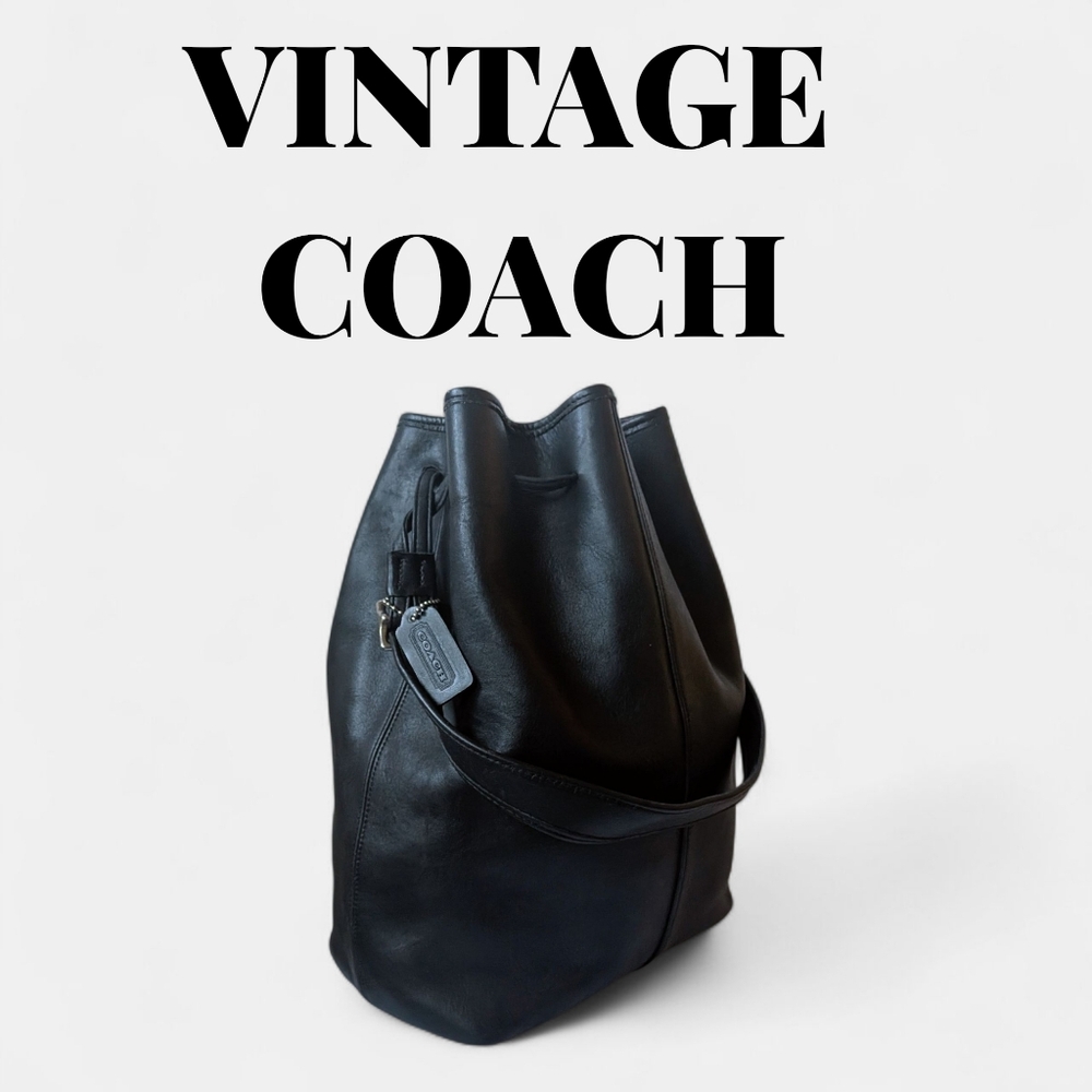 Coach 9166 Black Leather Tote